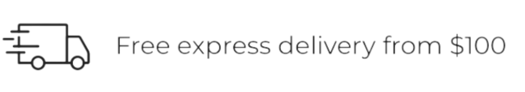 Free express delivery from $100