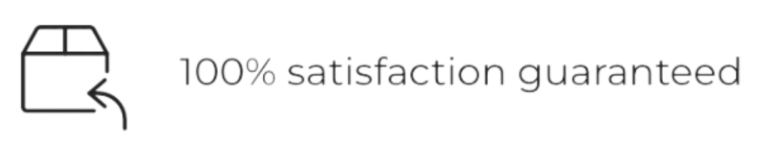 100% Satisfaction guaranteed