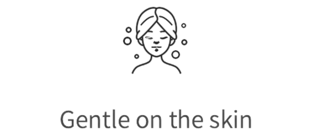 gentle on the skin