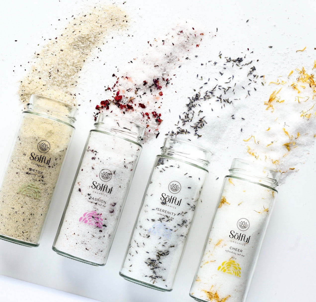 Solful Organics Tub Teas come in 4 scents and can be purchased through their website.