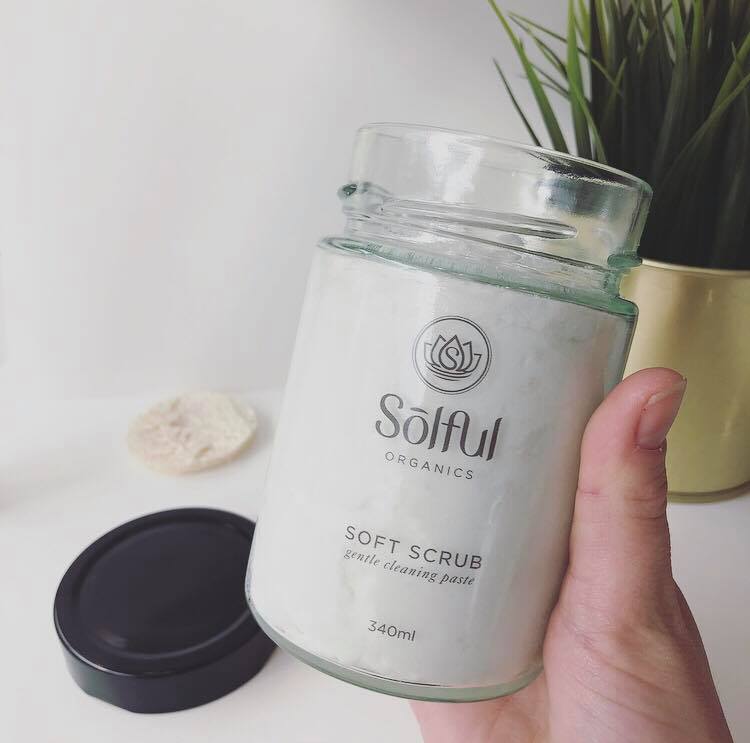 Solful Organics Soft Scrub - gentle cleansing paste