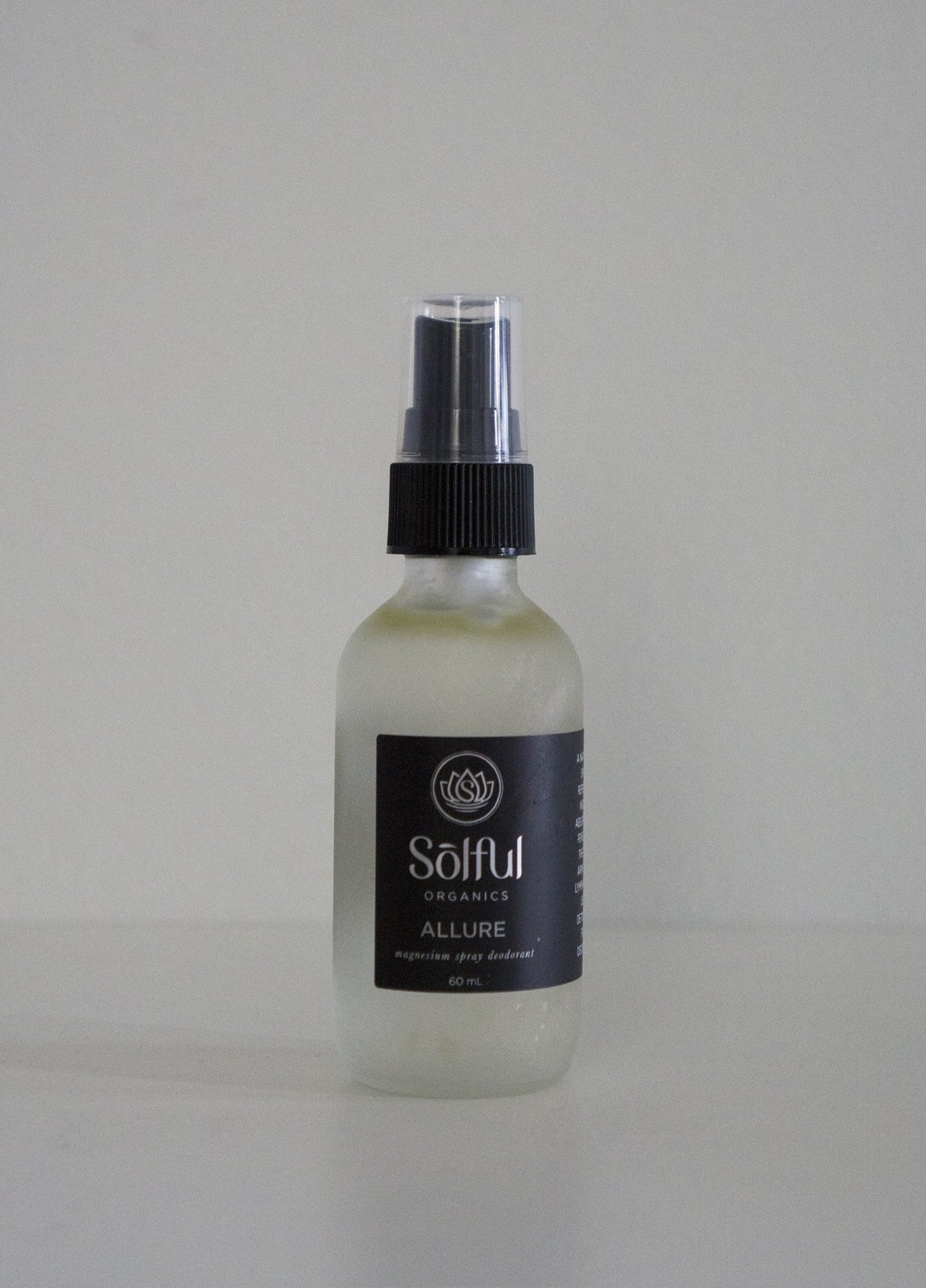 Solful Organics Allure Men's Magnesium Spray Deodorant