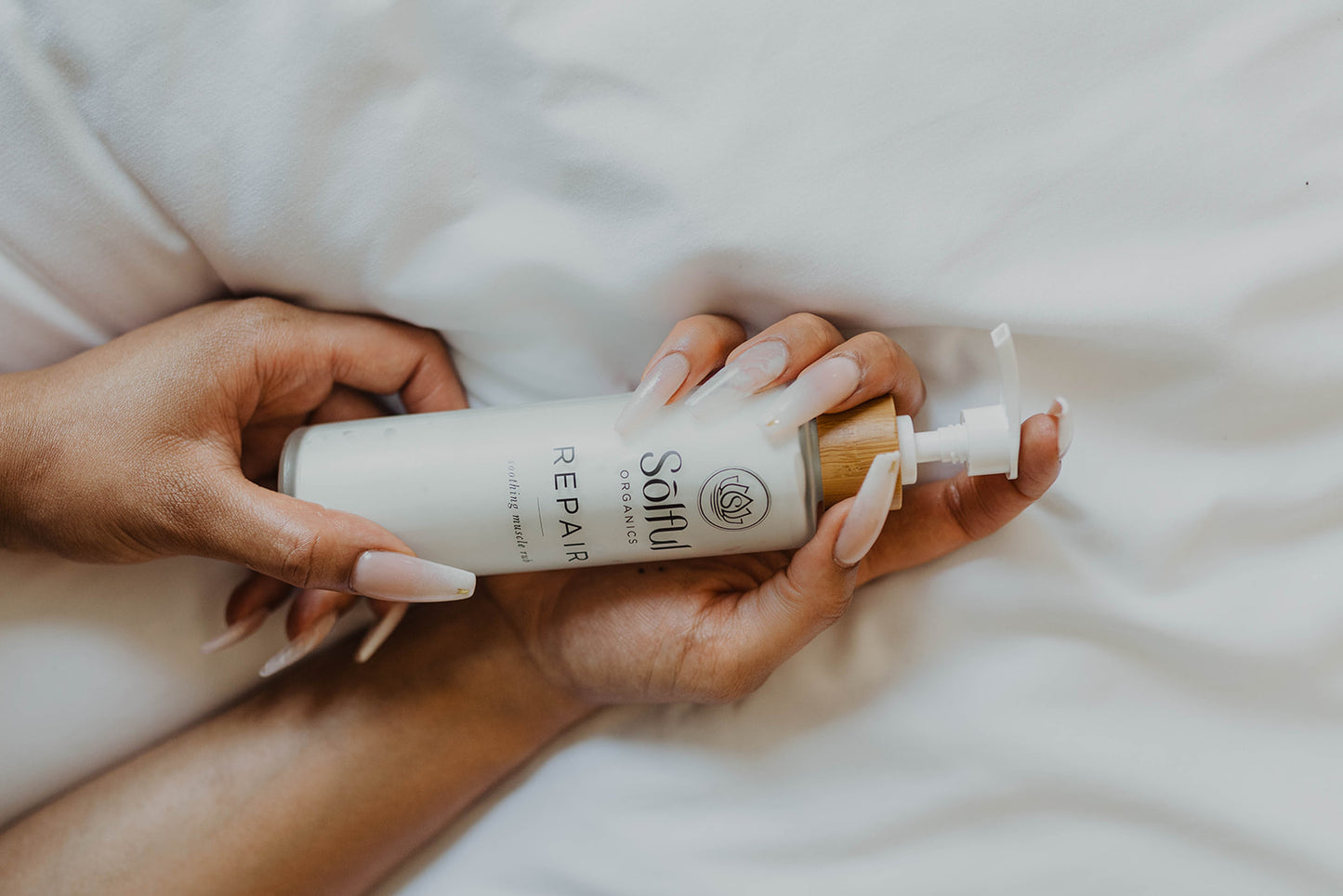 Solful Organics Repair - soothing muscle rub pump bottle