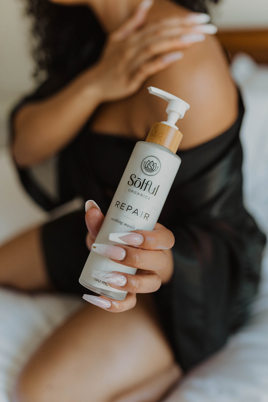 Solful Organics Repair - soothing muscle rub pump bottle