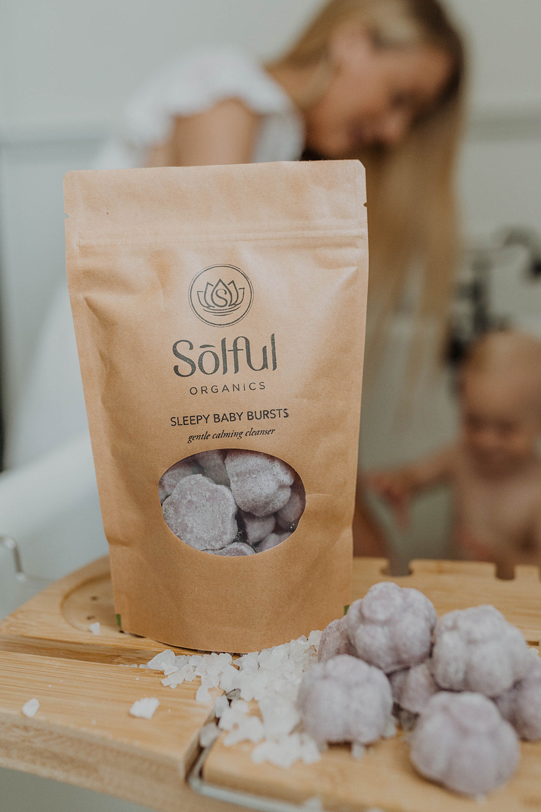 Solful Organics Sleepy Baby Bursts - gentle calming cleanser