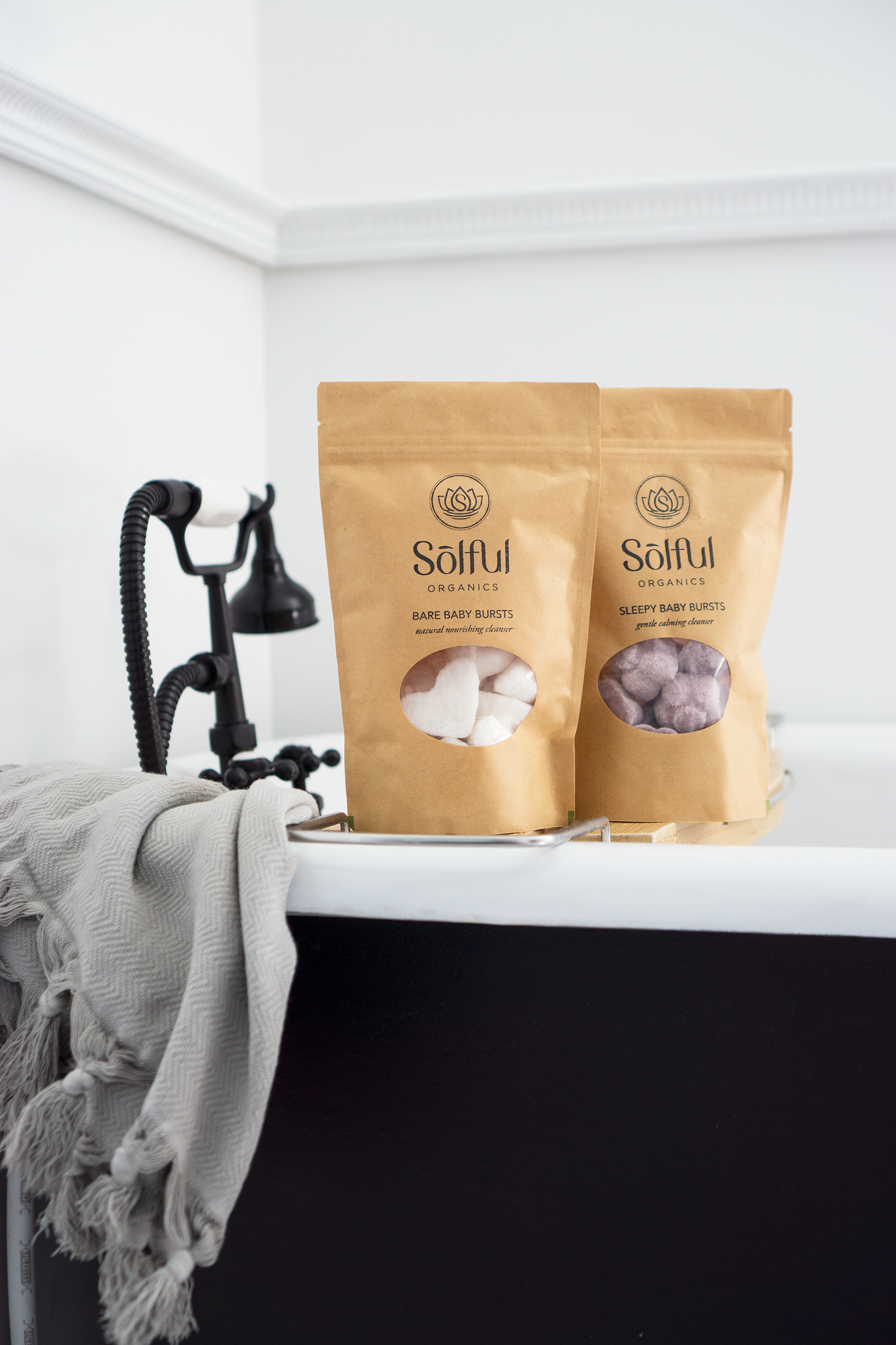 Solful Organics Sleepy Baby Bursts - gentle calming cleanser