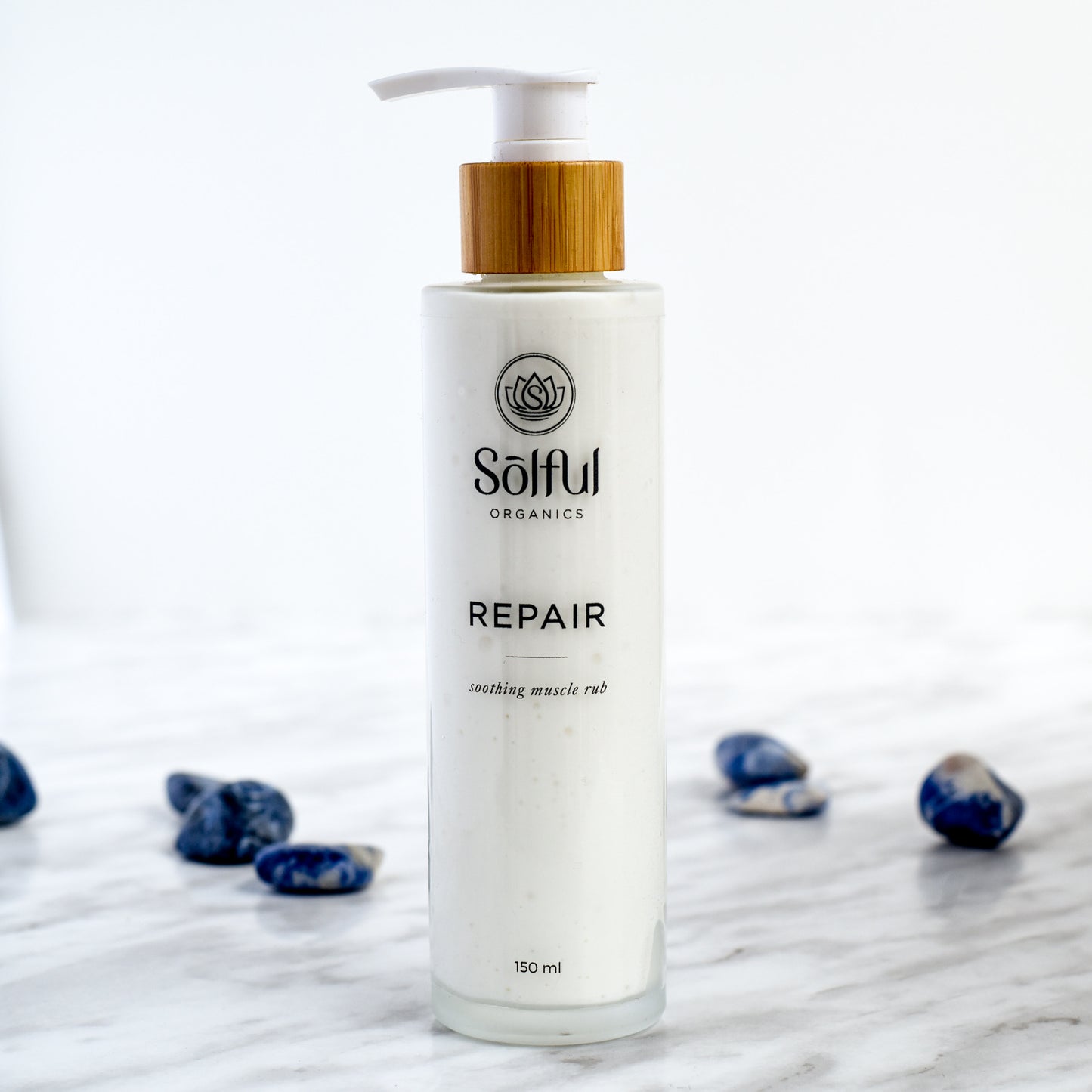 Solful Organics Repair - soothing muscle rub pump bottle