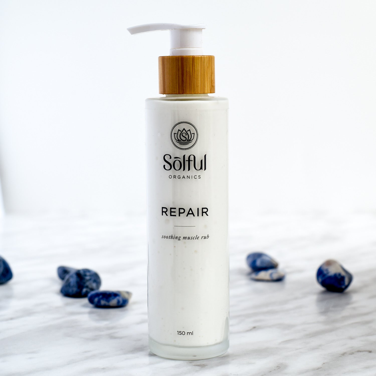 Solful Organics Repair - soothing muscle rub pump bottle