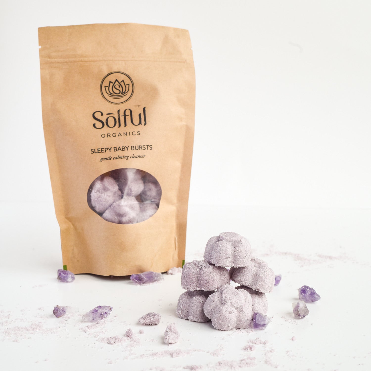 Solful Organics Sleepy Baby Bursts - gentle calming cleanser