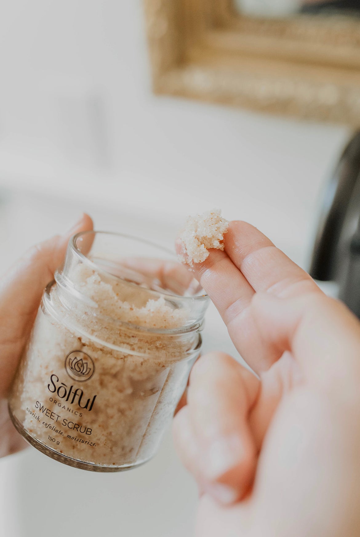 Solful Organics Sweet Scrub – nourish exfoliate hydrate