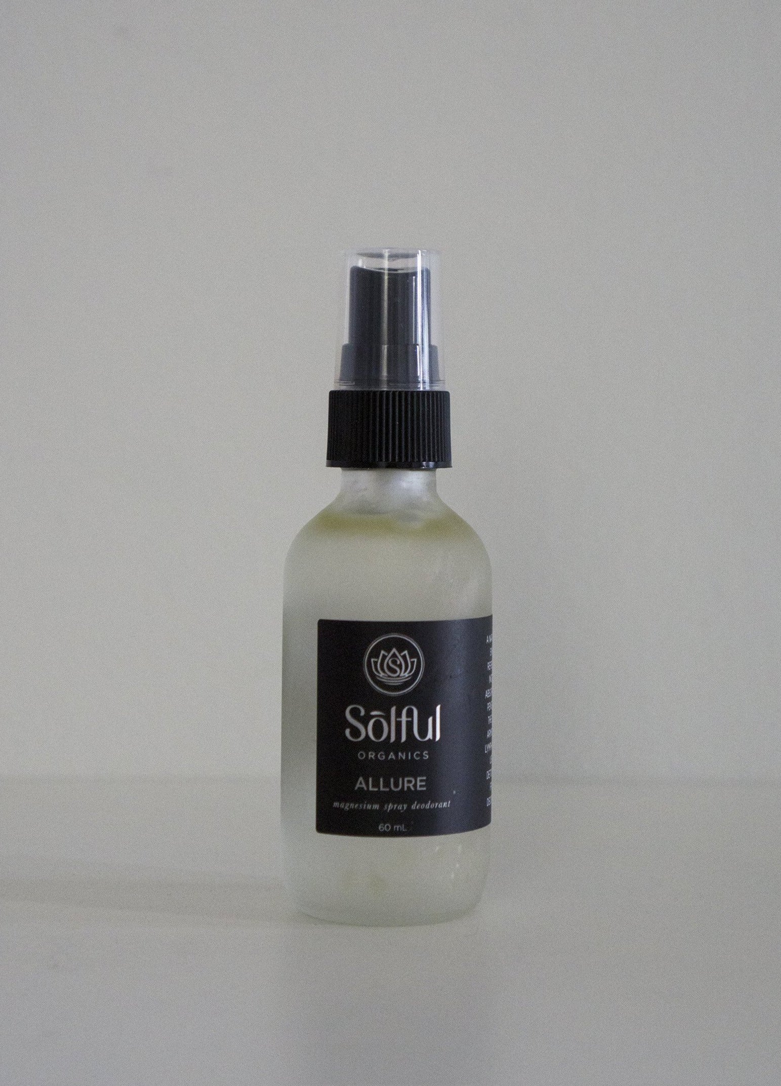 Solful Organics Allure Men's Magnesium Spray Deodorant
