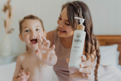 Solful Organics Silk - hydrating body lotion pump bottle